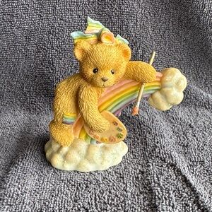 Cherished Teddies Rainbow Artist Bear